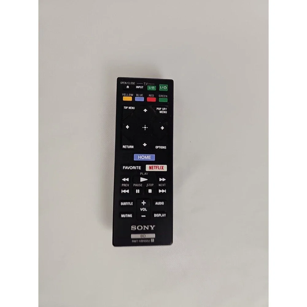 Sony RMT-VB100U OEM Blu-ray Player Remote with Netflix Genuine Tested
